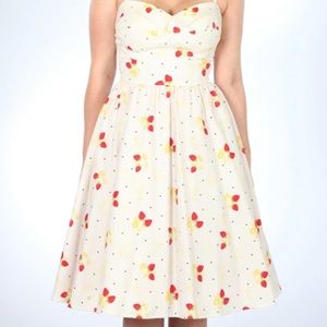 Strawberry swing dress